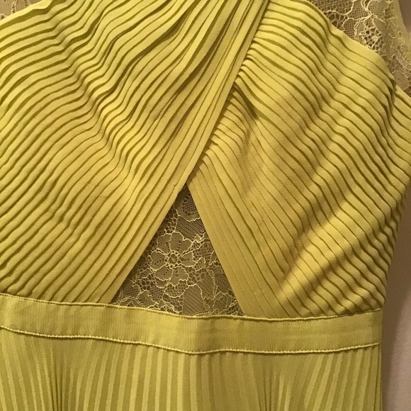 BCBG Maxazria Caia Chiffon-Pleated Gown - Picture 6 of 8